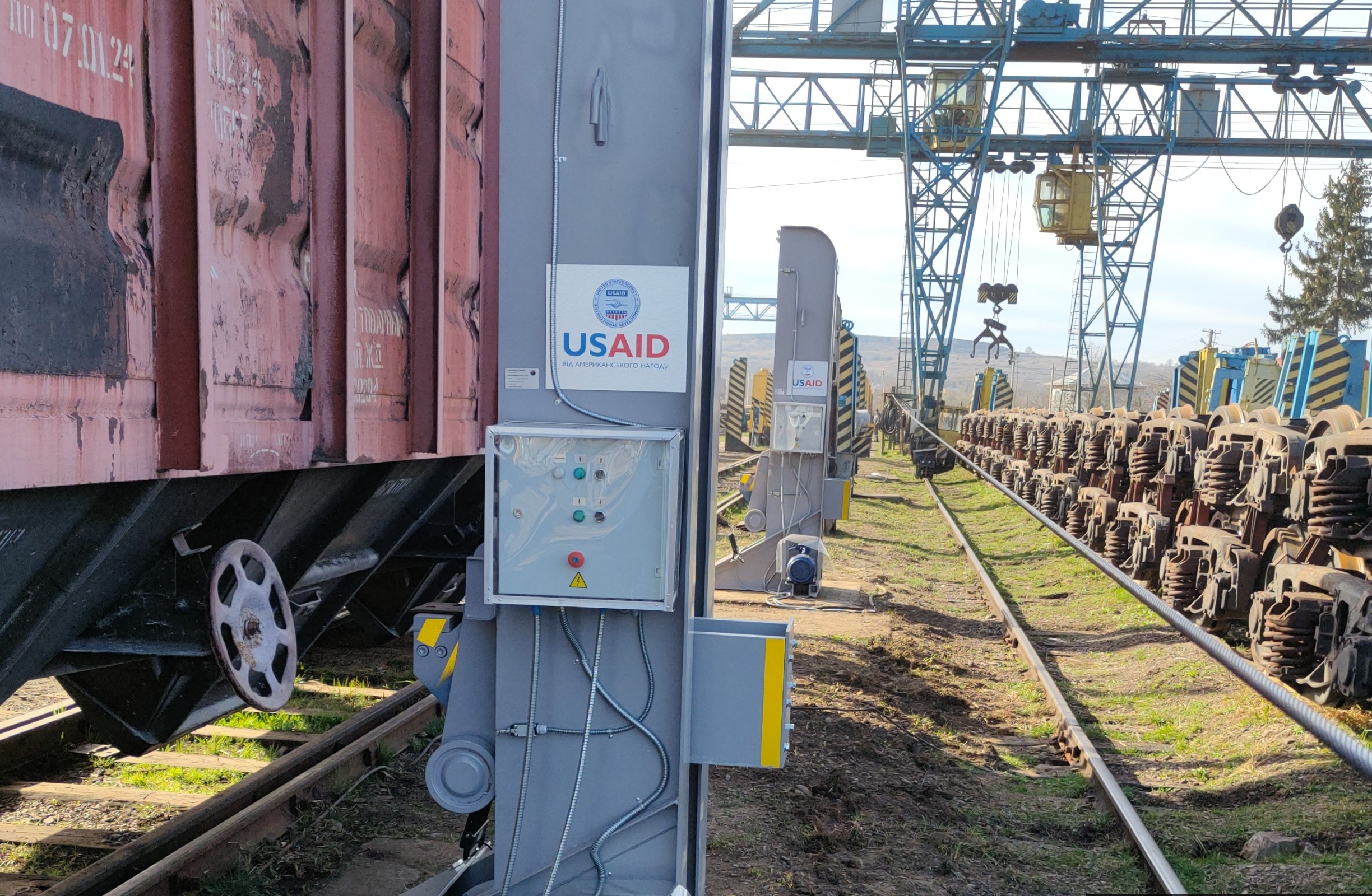 Проєкт USAID допомагає покращити залізничну логістику між Україною та Європейським Союзом